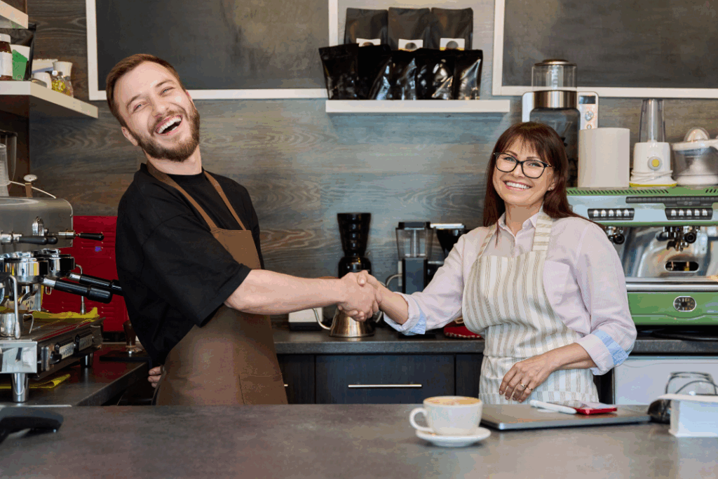 retail strategy between two business owners